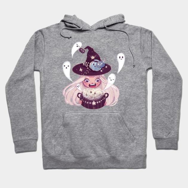 Chibi Witch Girl Hoodie by Alina.soul.notes